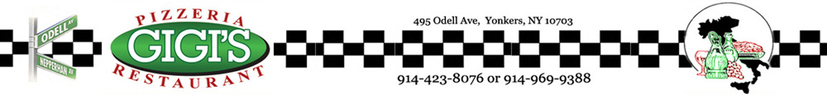 Best pizza in Yonkers at Gigi's Pizzeria